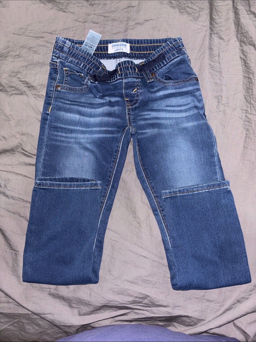 Levi's Kids Dark Blue Faded Denim Jeans